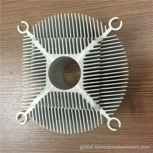 Fabricated Aluminium Profiles with CNC Machining CNC Machining Aluminum Heat Sink Supplier